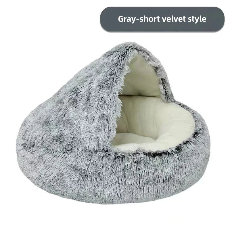 Autumn & Winter Soft Plush Pet Bed